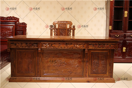 书房红木家具 简约款红木书桌