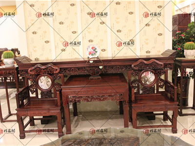 红木家具中堂 老红木中堂
