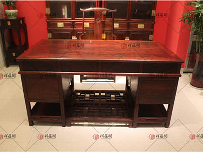 红木书房书桌 红木小型书桌