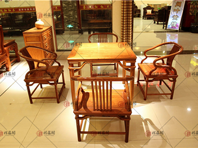 大果紫檀家具 红木餐厅餐桌小户型