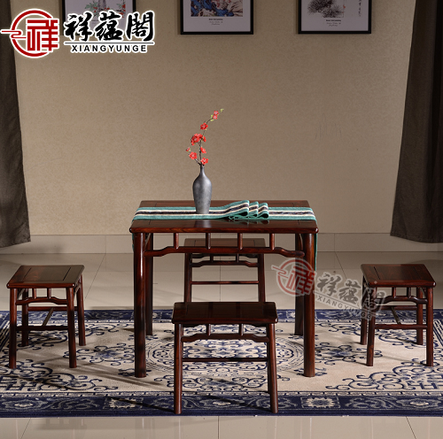 红木小方桌小户型餐厅家具 中式明清仿古CZ-1