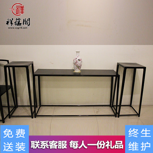 红木中堂客厅摆设家具 红木中堂六件套