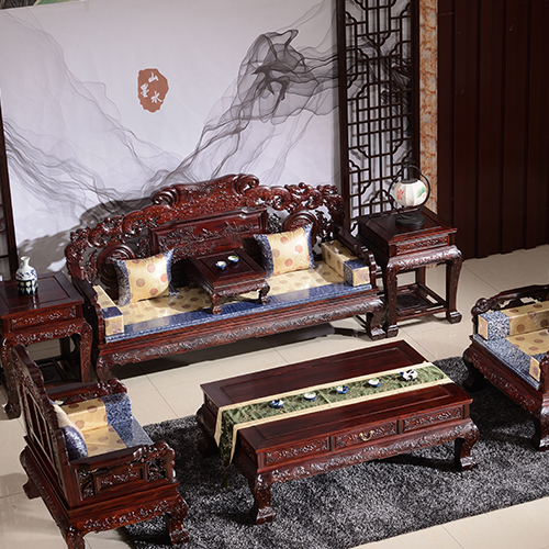 印尼黑酸枝木红木沙发 仿古典客厅家具SF-8