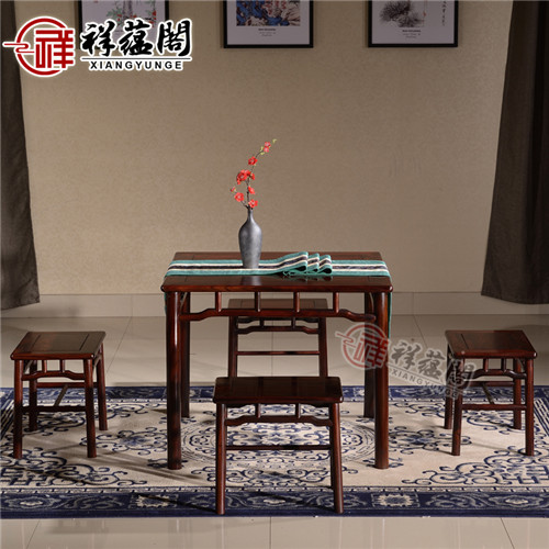 红木中式八仙桌
