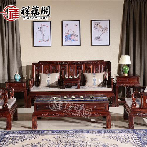 红木沙发
