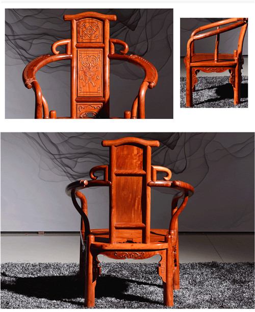 现代新中式红木茶桌椅组合