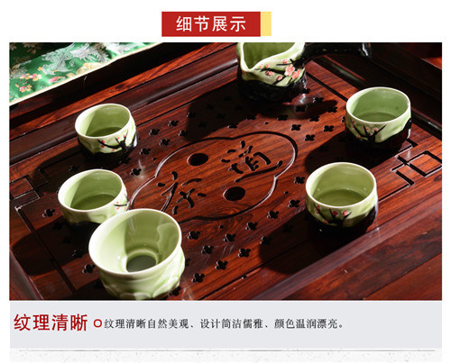 红木办公家具 高挡红木茶桌