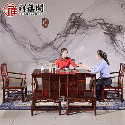 红木茶桌椅 潍坊市红木茶桌椅
