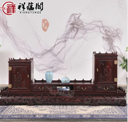 【黑酸枝电视柜价格】哪里买黑酸枝电视柜价格便宜