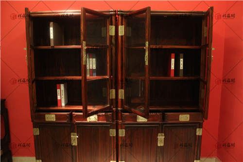 红木书房书柜 明清红木古典家具书柜