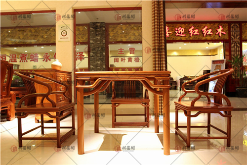 大果紫檀家具 红木餐厅餐桌小户型
