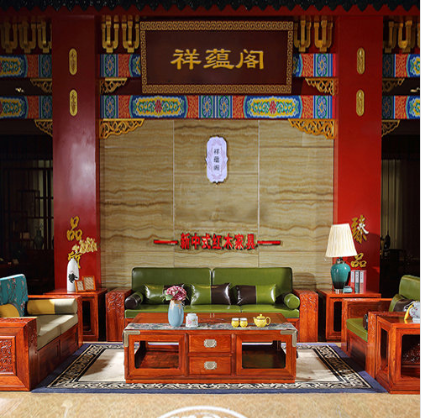 大果紫檀红木沙发六件套价格及尺寸介绍  祥蕴阁红木家具