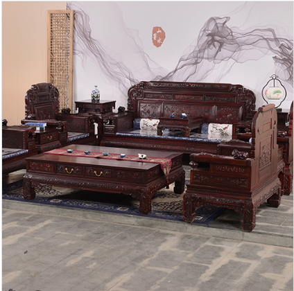 2019印尼黑酸枝123沙发价格是多少  祥蕴阁红木家具