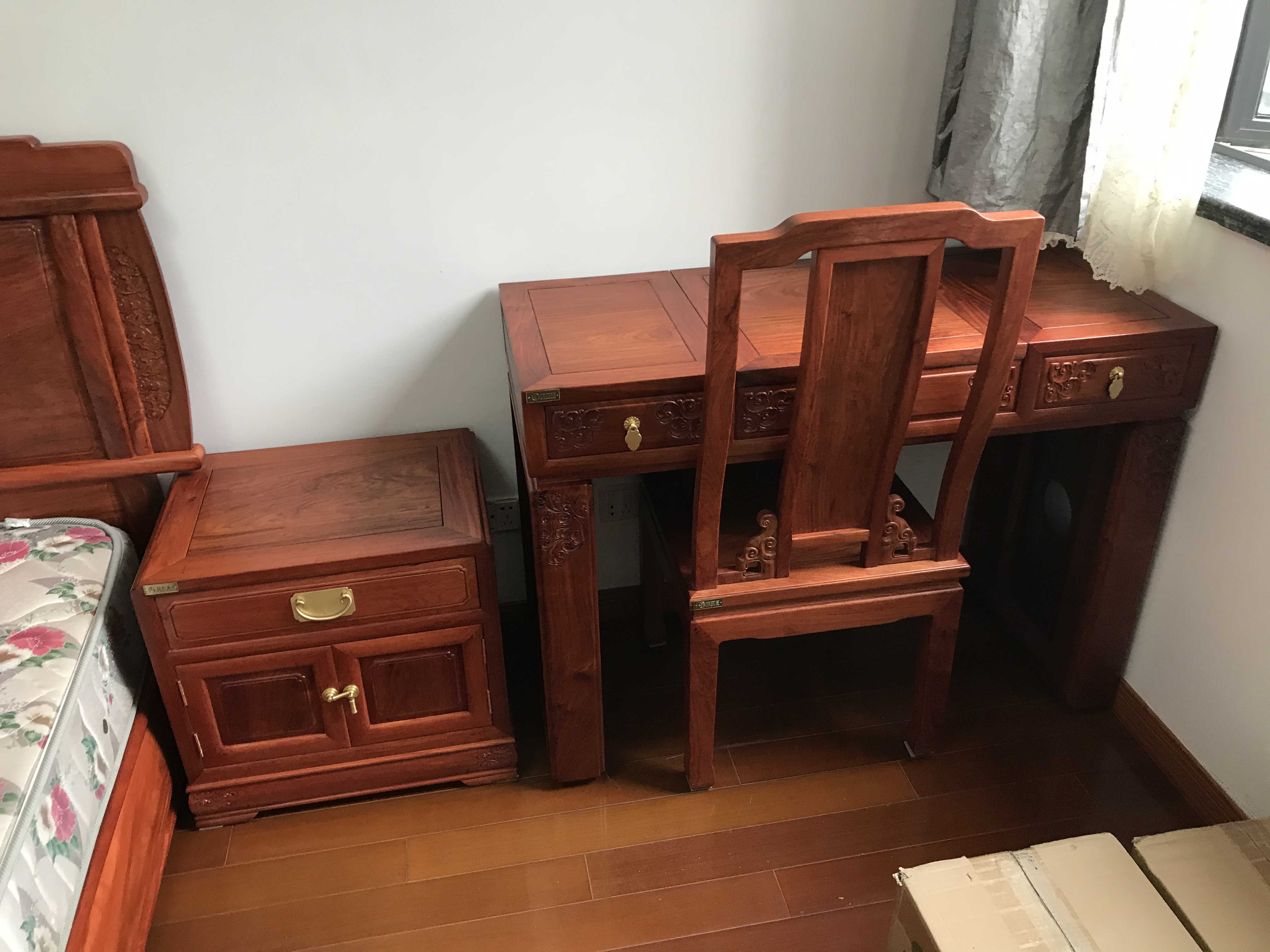 上海李总家中家具已送到  祥蕴阁红木家具