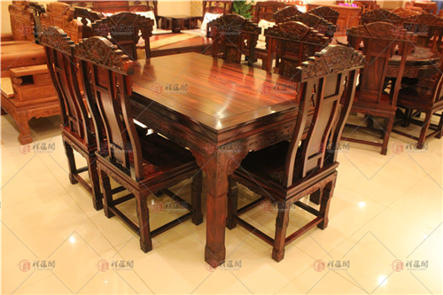 餐厅红木家具 仙游红木餐桌