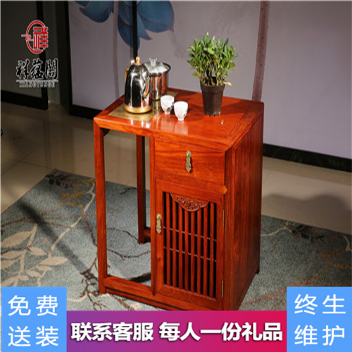 大果紫檀茶桌红木餐厅家具CZT-2