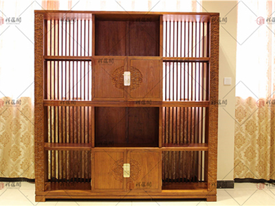 书房红木家具 红木新中式书柜