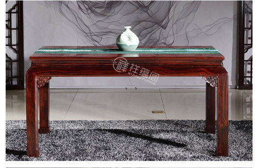 红木长方桌桌椅组合 明清古典餐厅家具CZ-8