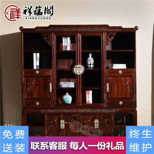 红木书柜 中式红木书柜