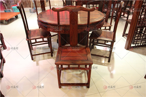 餐厅红木家具 红木餐圆餐桌椅