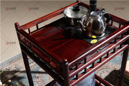红酸枝家具 红木茶台茶桌