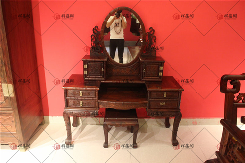 交趾黄檀家具 中式红木梳妆台
