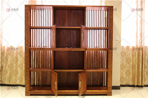 书房红木家具 红木新中式书柜