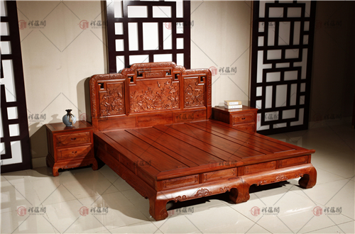 卧室红木家具  2米红木大床