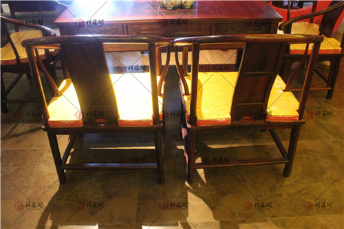 办公红木家具 经典红木茶桌椅