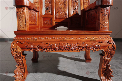 红木书桌 缅甸花梨红木书桌