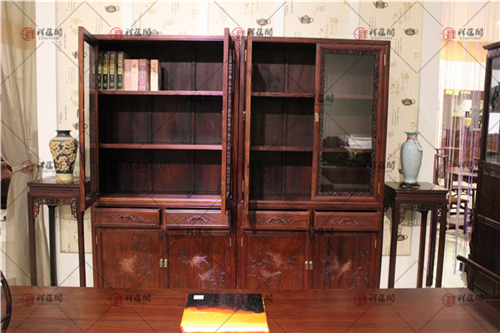 红木书柜 客厅红木书柜