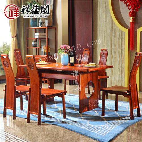 红木餐桌 1米58红木餐桌