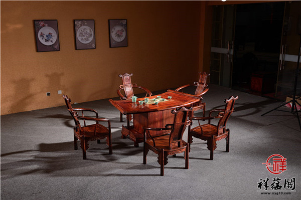 红木茶桌椅套装介绍以及红木茶桌椅套装的优点