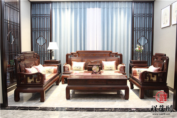 红木沙发七件套尺寸 红木沙发七件套图片欣赏