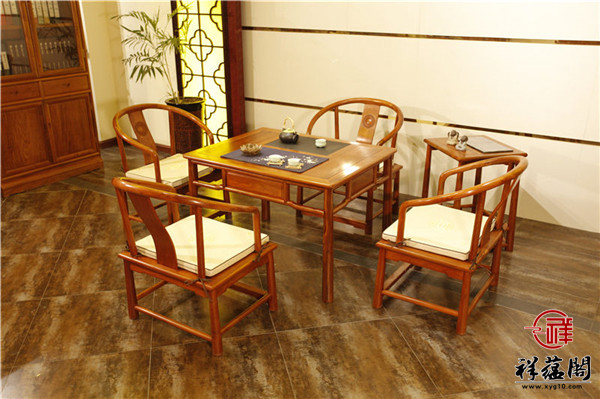 红木家具大茶桌款式图片欣赏
