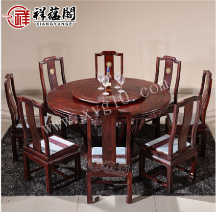2019红木家具餐桌价格及图片大全【图集】