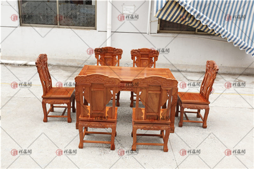 餐厅红木家具 东方红木餐桌