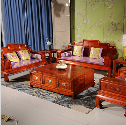红木家具沙发选择哪种靠背比较舒适