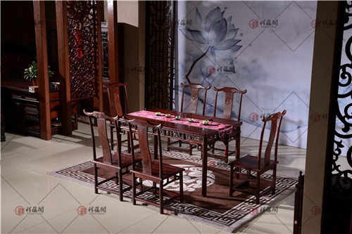 红酸枝家具 明式红酸枝餐桌